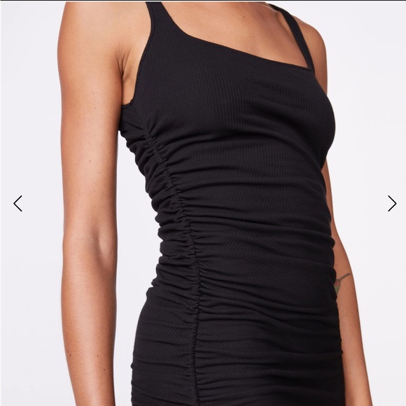 Monrow | Ribbed Mini Dress NEW - Picture 2 of 7